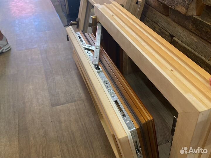 Деревянные окна для бани липа дуб