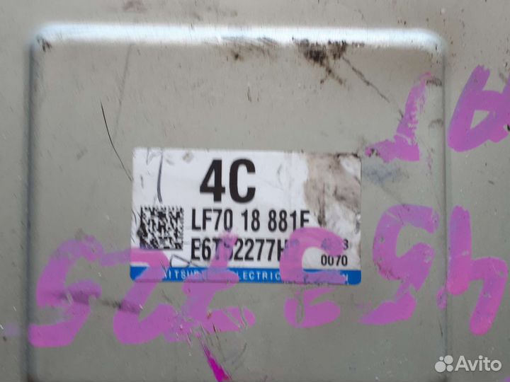 Блок управления двигателем mazda 6