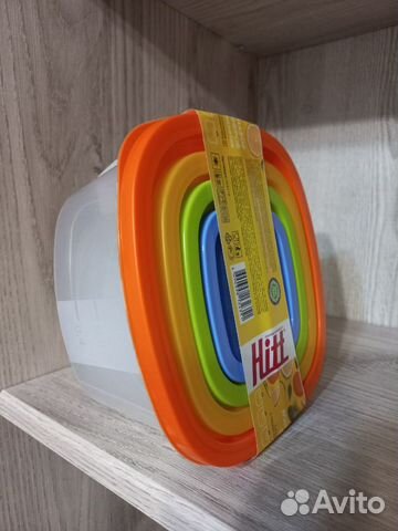 Набор пищевых контейнеров 5шт для свч