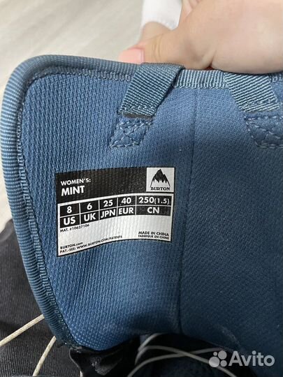 Ботинки для сноуборда женские burton mint