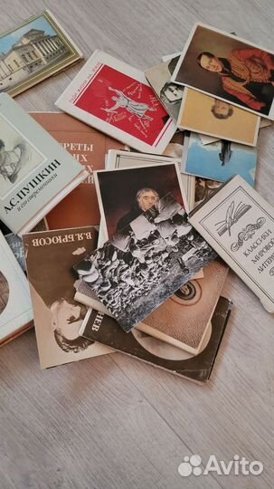 Раздаточные матер. на урок литературы, потртреты