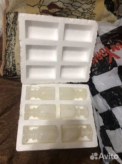 Рюмки из белого камня