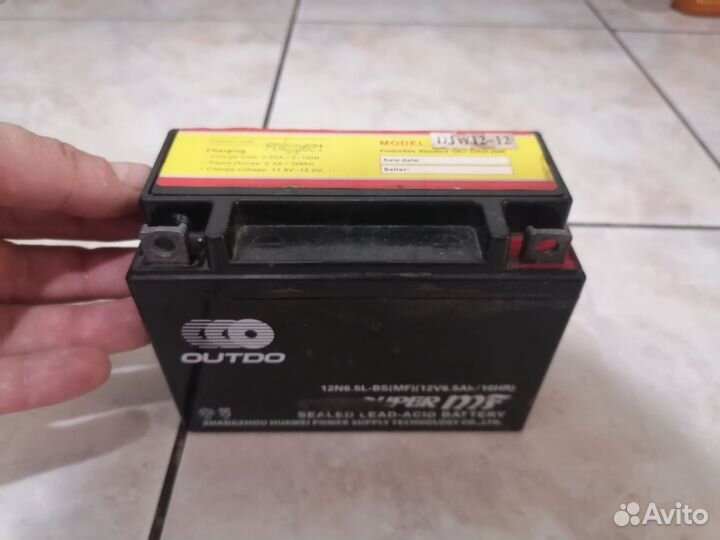 Мото аккумулятор