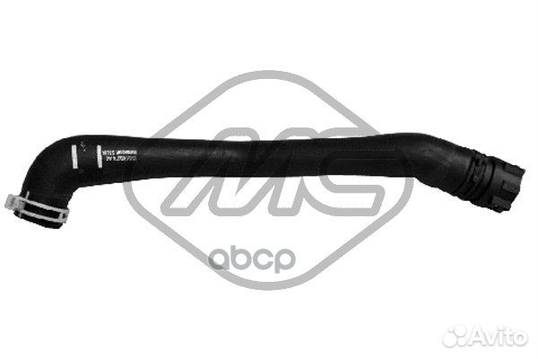 Патрубок системы охлаждения 09262 metalcaucho