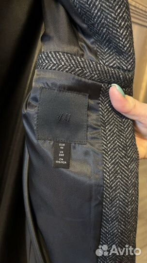 Пальто hm мужское