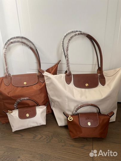 Сумка longchamp le pliage много цветов