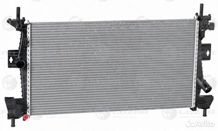 Радиатор охлаждения на ford focus 3 luzar