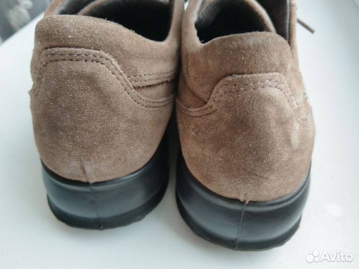 Туфли-полуботинки замша Италия 37 размер