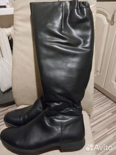 Зимние женские сапоги 38 натуральная кожа
