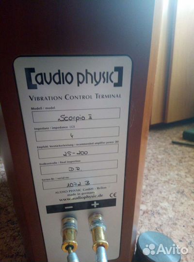 Напольная акустическая система Audio Physic Scorpi