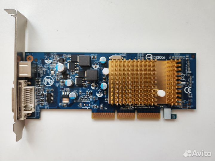 Видеокарта Gigabyte nvidia GeForce 6200 AGP
