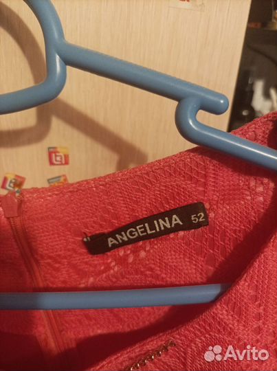 Женское платье р. 52 б/у