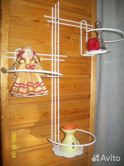 Подставка подвеска для цветов настенная