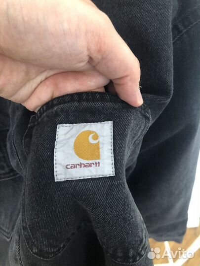 Джинсовая рубашка carhartt