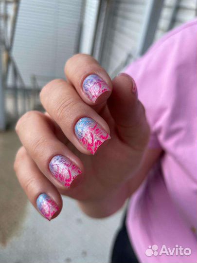 Маникюр с покрытием гель лак на фпк