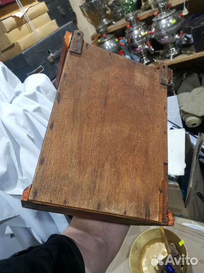 Старинная аптечка Массив дерево