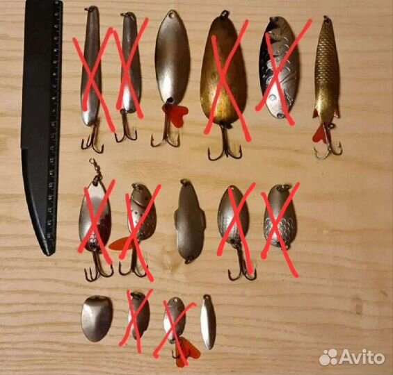 Блесна советские (СССР), набор блесен