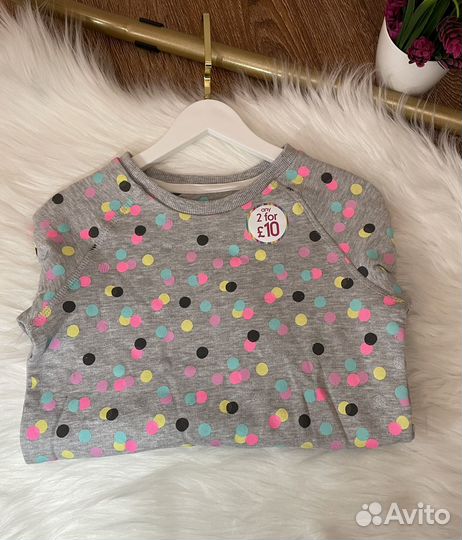 Свитшот Mothercare для девочек 116 (5-6лет)