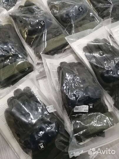 Перчатки тактические размеры XL, L, M