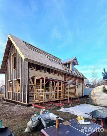 Монтаж сайдинга фасадных панелей Фасадные работы