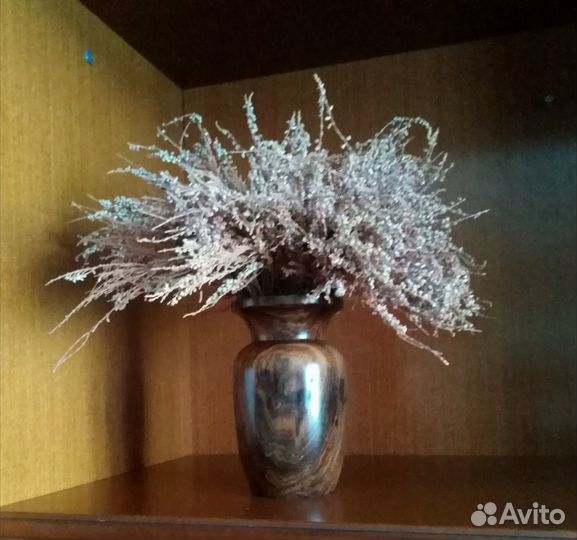 Деревянная ваза и шкатулка. Индия. Винтаж