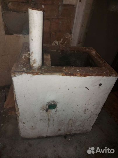 Твердотопливный котел чугунный бу