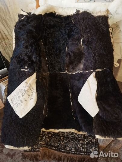 Дубленка тулуп мужская