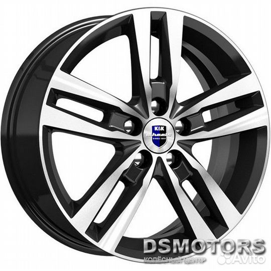 Диски Rassvet 6.5/16 5x100 ET48 d56.1 алмаз чёрный