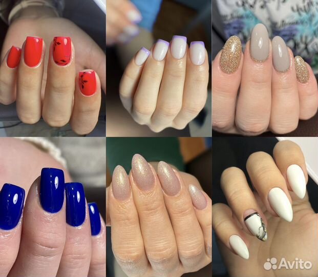 Маникюр/Педикюр/Наращивание гель-лак