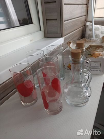 Стаканы+ много другой посуды