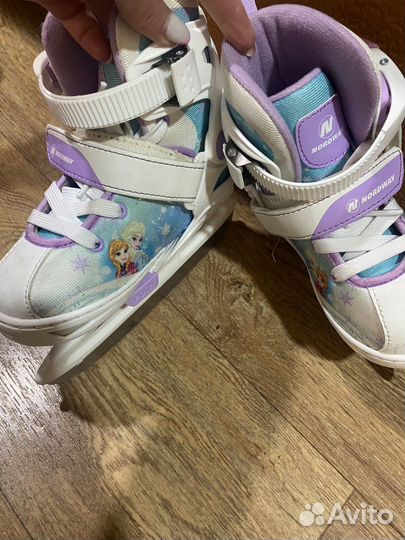 Коньки раздвижные для девочки 27-31