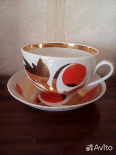 Чайная пара,Золотые яблочки