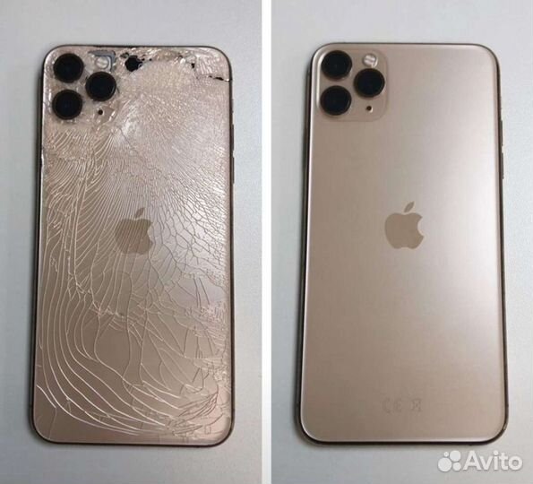 Лазерная замена заднего стекла на iPhone