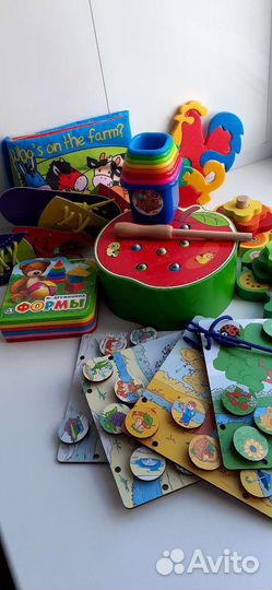 Продам пакет игрушек от0 до 3 лет