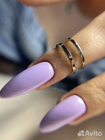 Маникюр с покрытием, наращивание ногтей