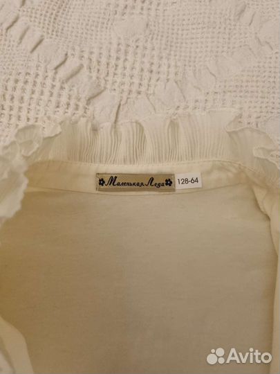 Блузка школьная маленькая леди 128