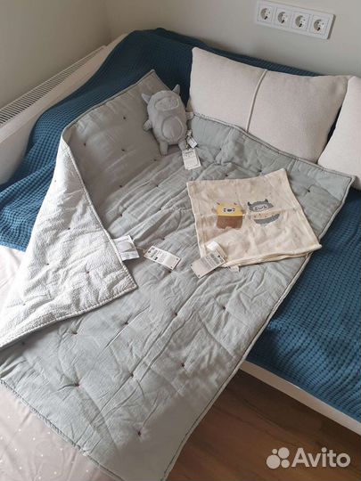 Детский плед, игрушка и подушка Zara Home