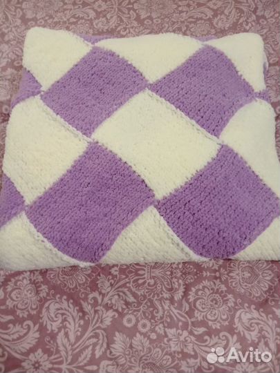 Плед вязаный плюшевый130*200