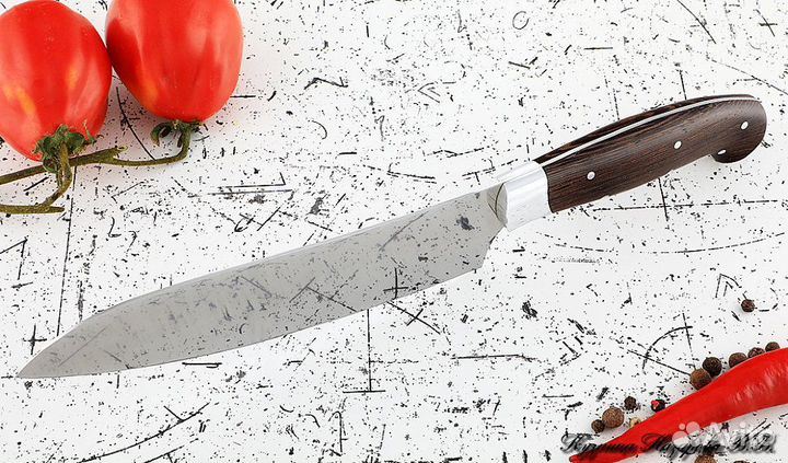 Нож Шеф № 11 сталь 95Х18 рукоять дюраль венге