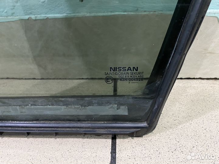 Стекло треугольник заднее левое Nissan tiida C11