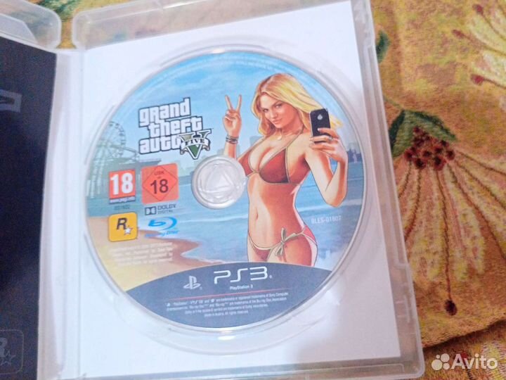 Диск на пс3 гта5