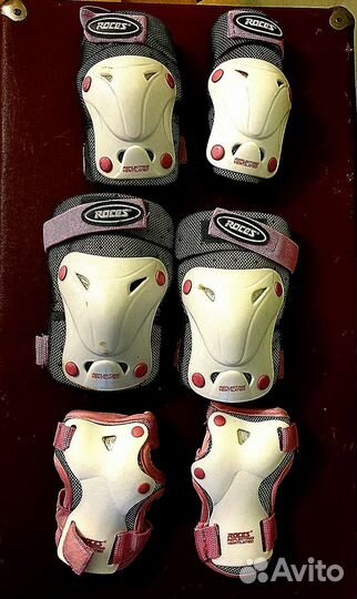 Коньки роликовые Roces раздвижные и защита