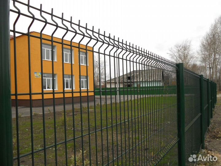 3Д сетка гиттер для забора