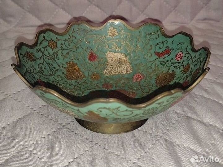 Конфетница латунная Индия