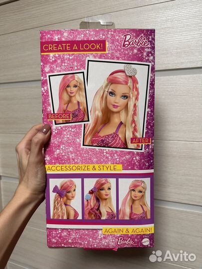 Новая Кукла барби barbie glam hair