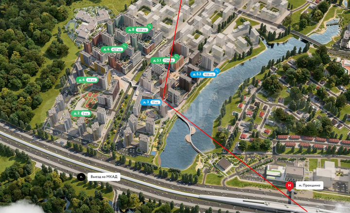 Квартира-студия, 21,6 м², 4/18 эт.