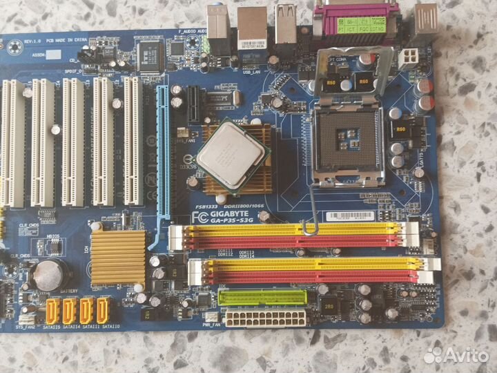 Материнская плата с процессором intel core 2 duo