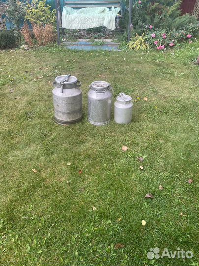 Фляга алюминиевая бу 40л, 20л и 10 л