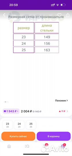 Кроссовки для девочки 23 размер