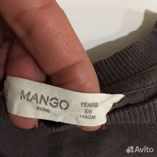 Свитшот Mango для девочки 5/6 лет